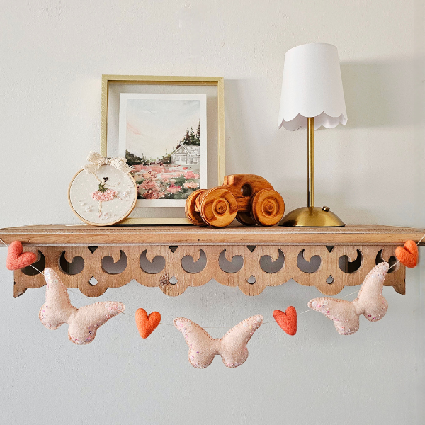 Felt Butterfly Garland - Beginner Sewing Tutorial