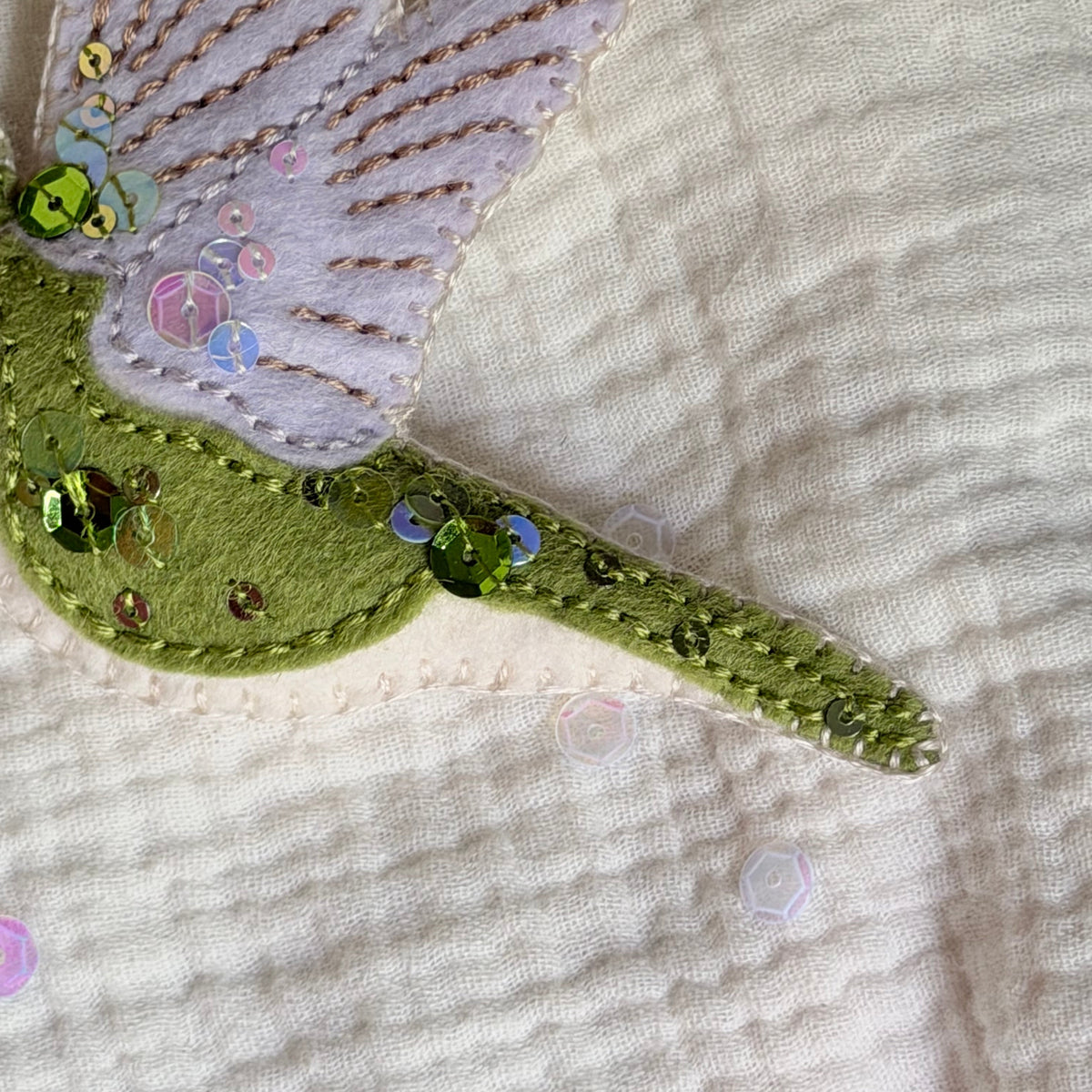 Felt Hummingbird Ornament (PDF Pattern & Tutorial)