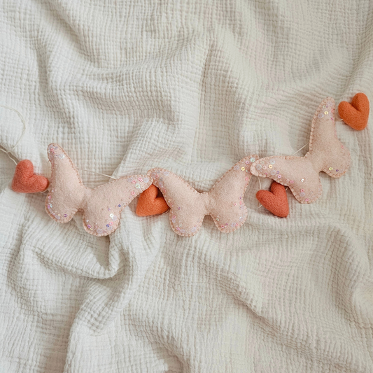 Felt Butterfly Garland - Beginner Sewing Tutorial