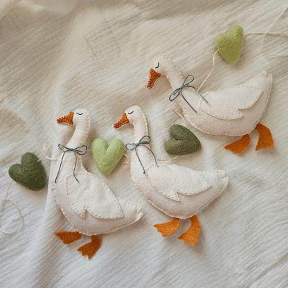 Felt Goose Garland - Limited Collection